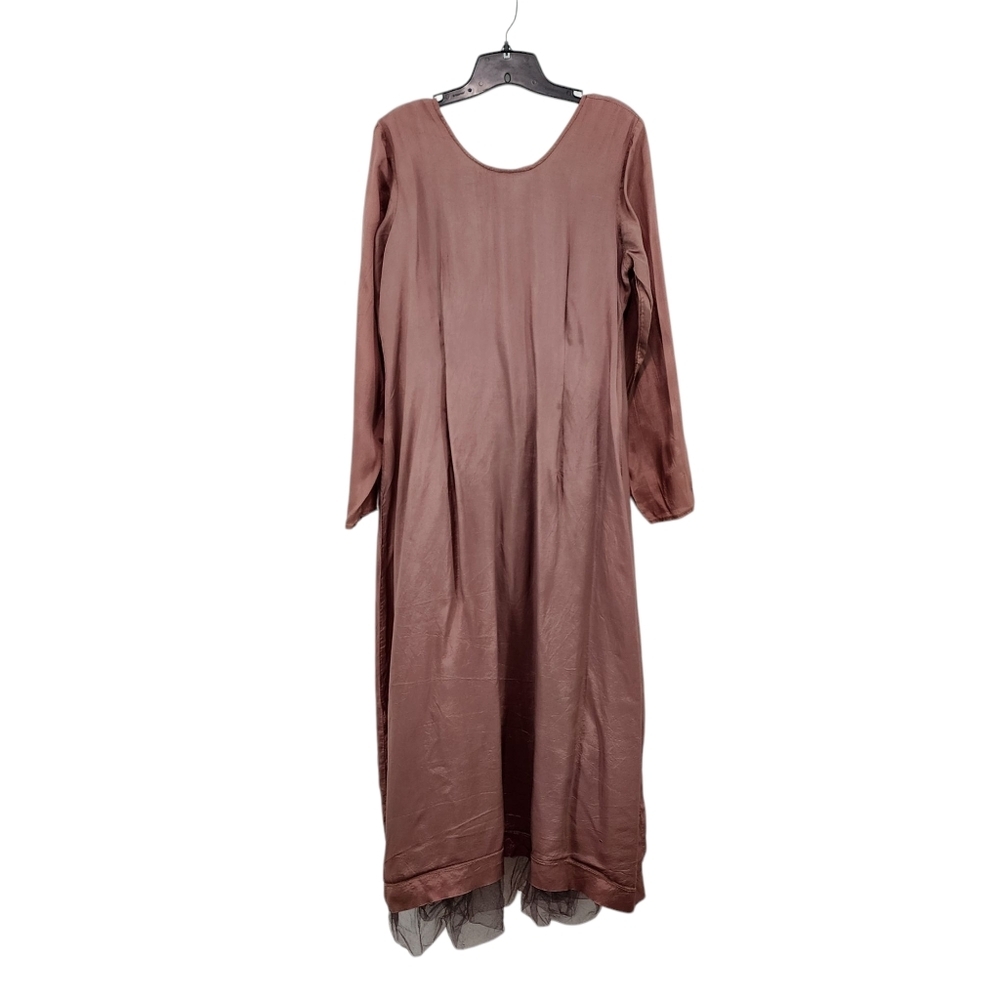 Neesh by DAR Vintage Women's Long Sleeve Peasant A-line Midi Dress - M/L